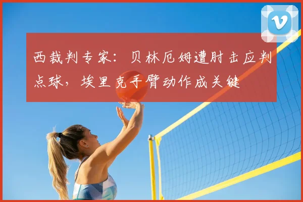 西裁判专家：贝林厄姆遭肘击应判点球，埃里克手臂动作成关键